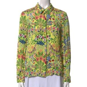 Alice + Olivia Willa floral print blouse